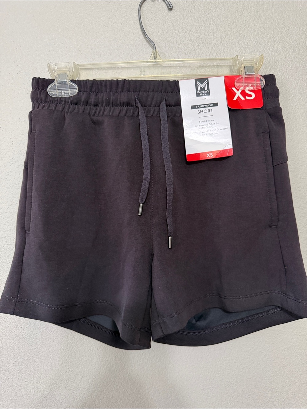 Sandswash Women’s Performance Drawstring Shorts - Black XS Members Mark Soft